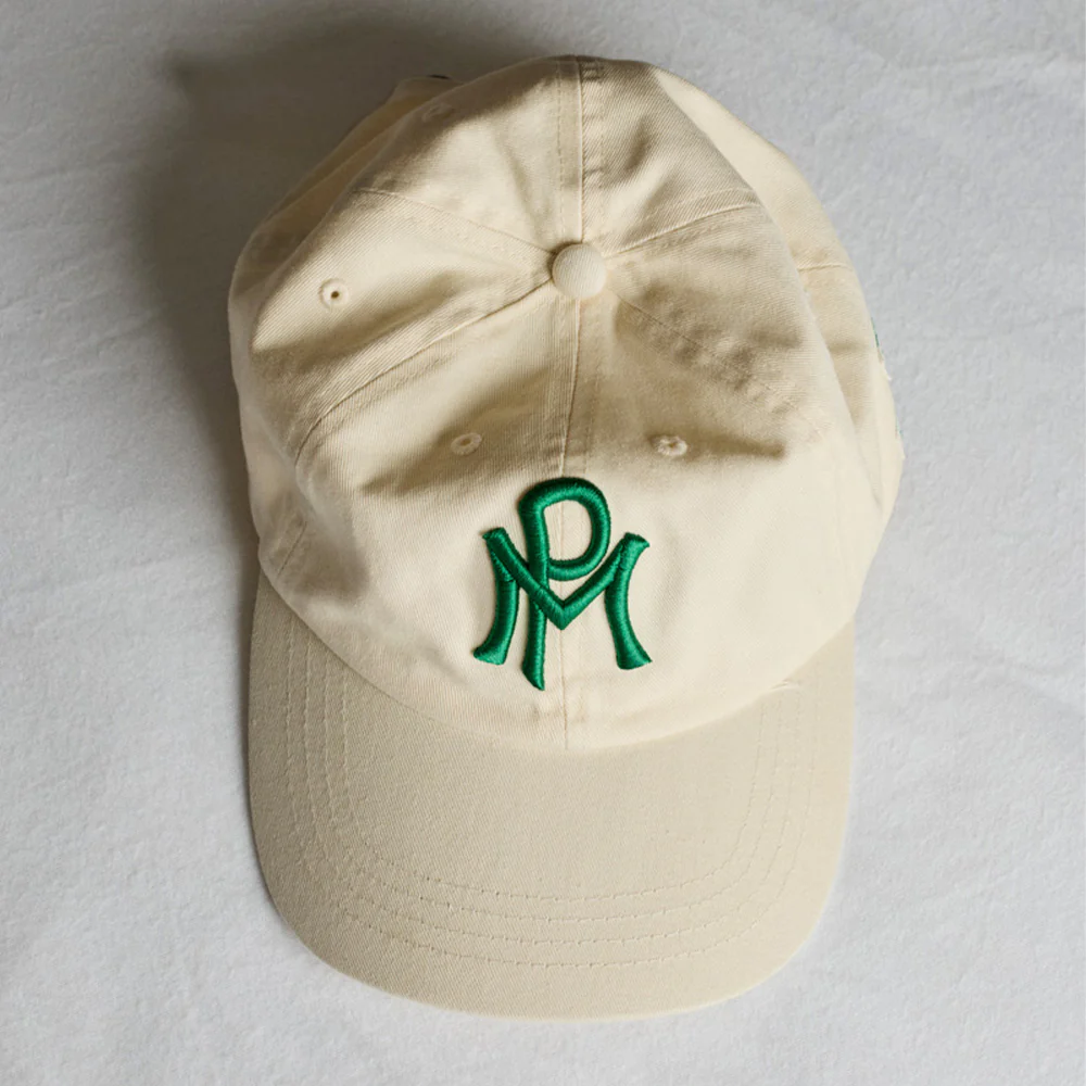 Merci - Casquette MP - Ecru & Vert - Image 4