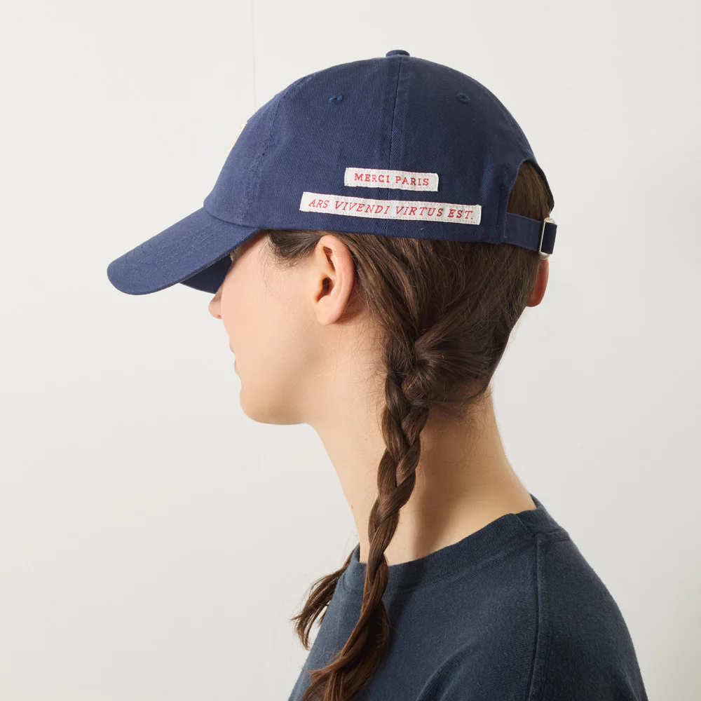 Merci - Casquette MP - Marine & Blanc Cassé - Image 2