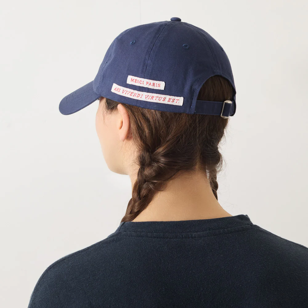 Merci - Casquette MP - Marine & Blanc Cassé - Image 3