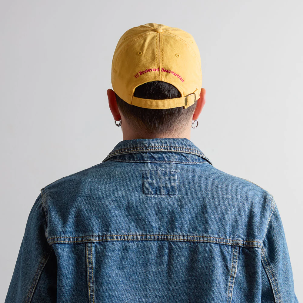 Merci - Casquette Non Merci - Jaune & Rose - Image 3