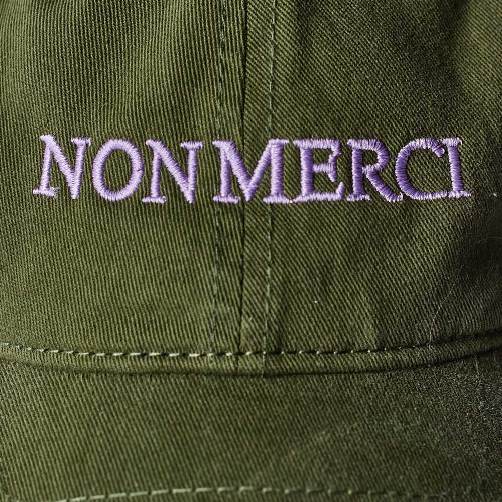 Merci - Casquette Non Merci - Vert & Lila - Image 2
