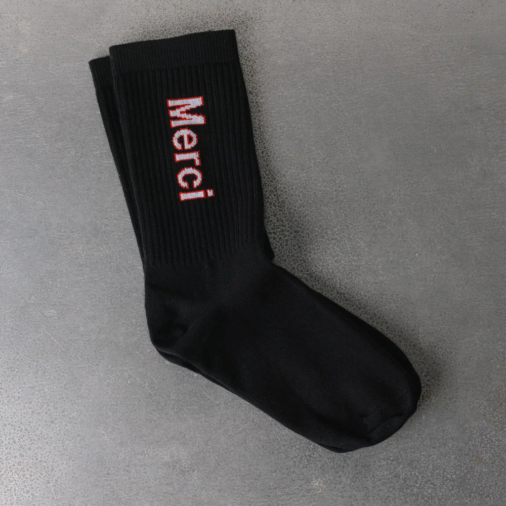 Merci - Chaussettes Scrappy - Noir - Image 2