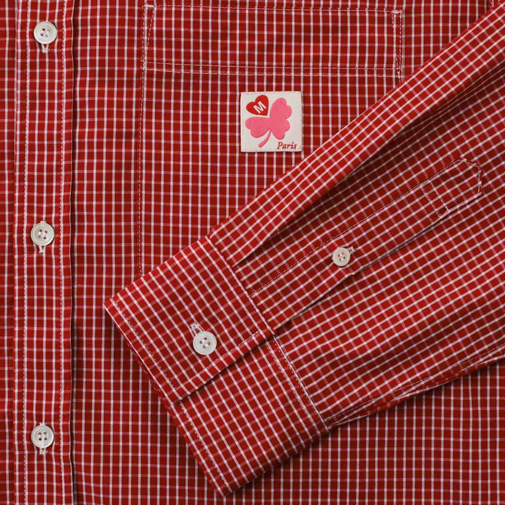 Merci - Chemise Basile - Carreaux Rouge - Image 14