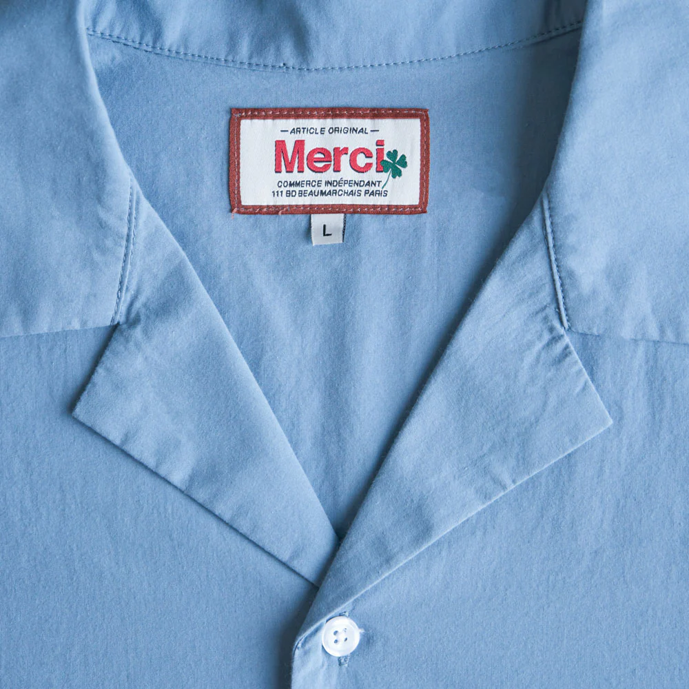Merci - Chemise Noa - Bleu - Image 7
