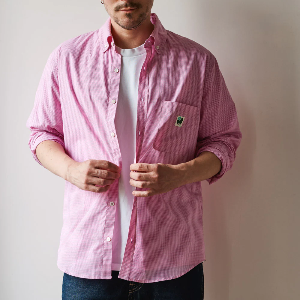 Merci - Chemise Sacha - Carreaux Rose - Image 5