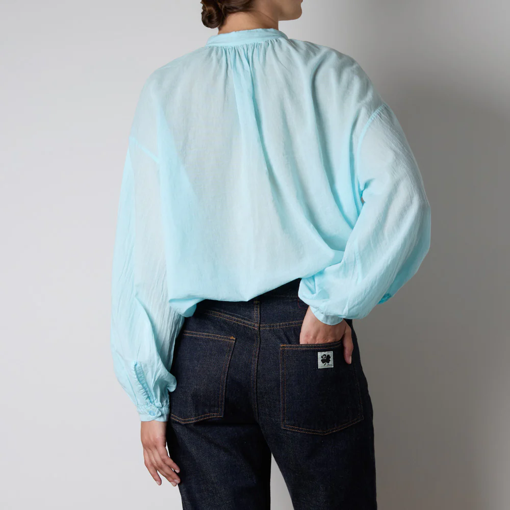 Merci - Chemise Victoria - Bleu - Image 3