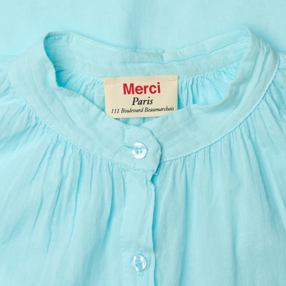 Merci - Chemise Victoria - Bleu - Image 4