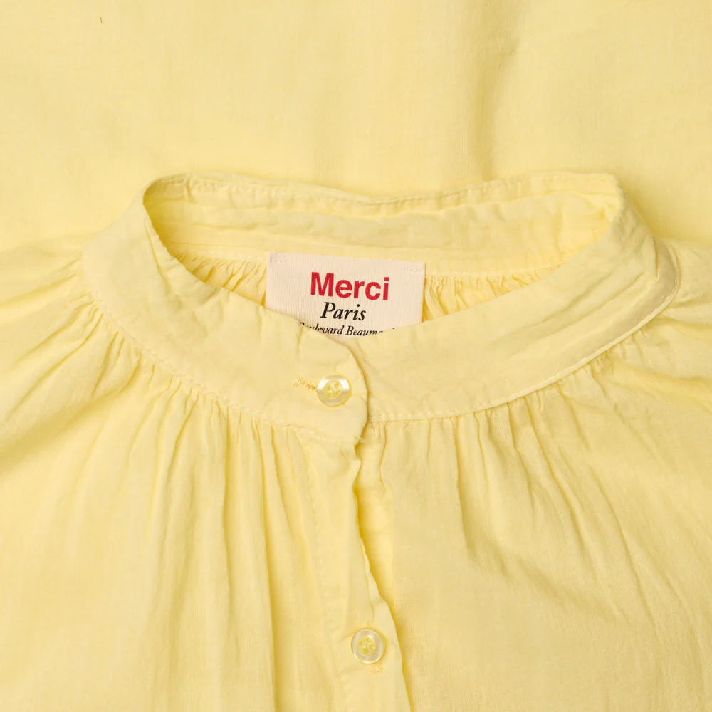 Merci - Chemise Victoria - Jaune Pale - Image 4