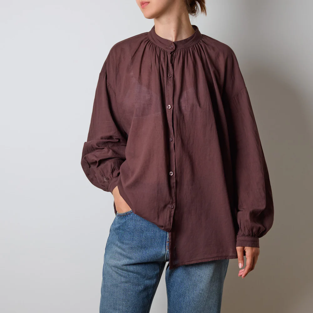 Merci - Chemise Victoria - Marron