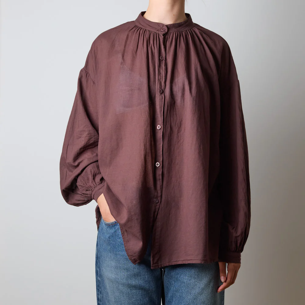 Merci - Chemise Victoria - Marron - Image 4
