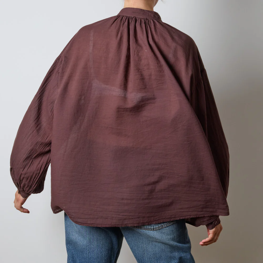 Merci - Chemise Victoria - Marron - Image 5