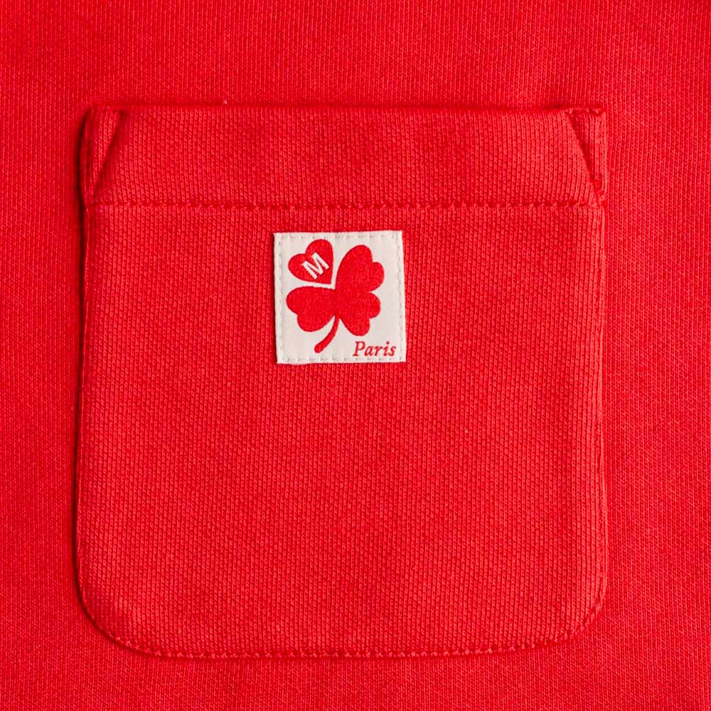 Merci - Gilet Rose Trèfle - Rouge - Image 4