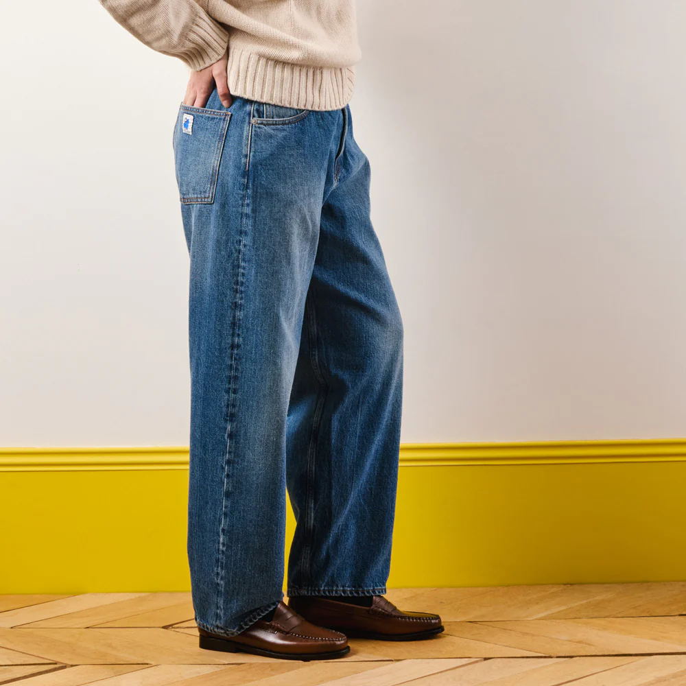Merci - Jeans Carrot Trèfle - Stonewash - Image 4