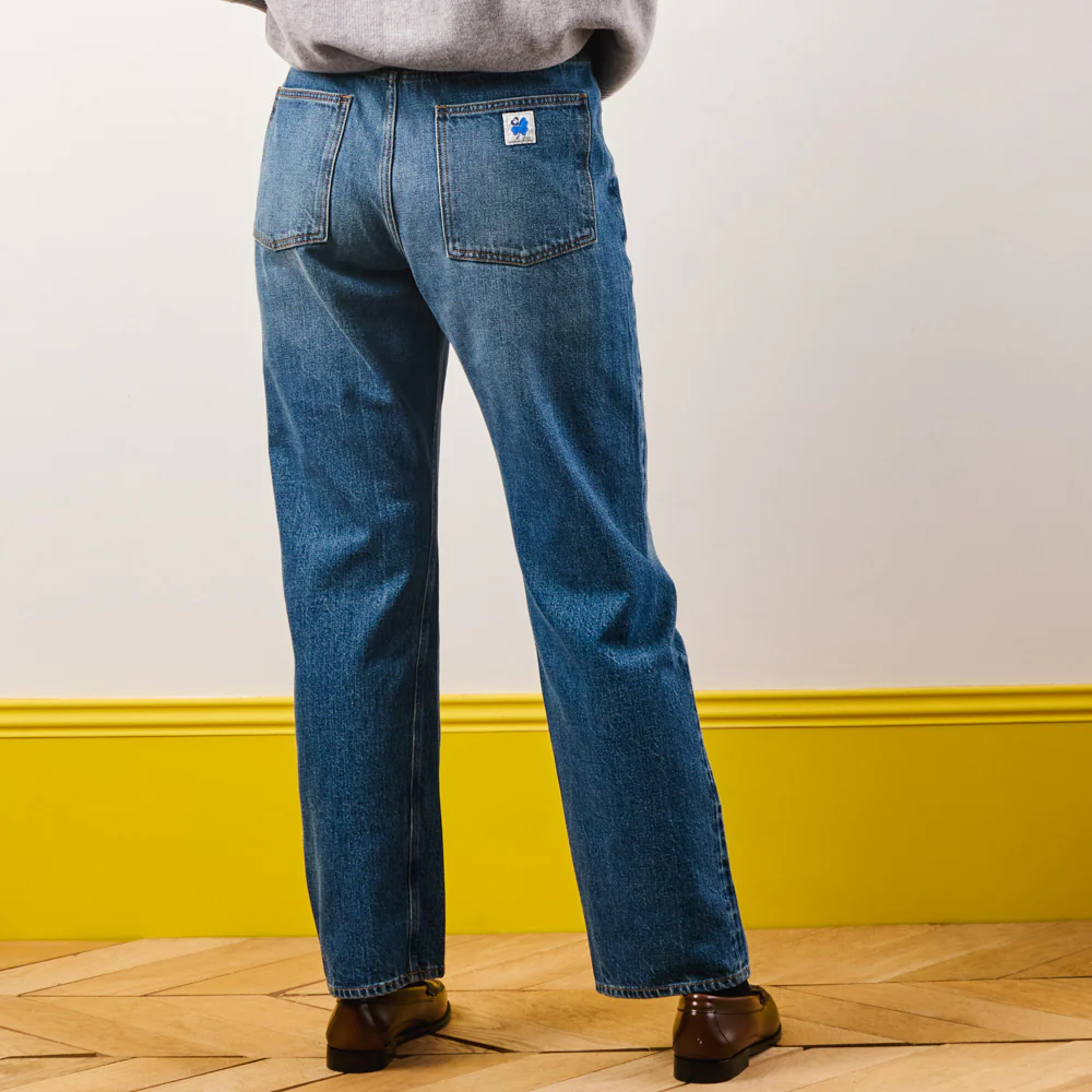 Merci - Jeans Droit Trèfle - Stonewash - Image 4
