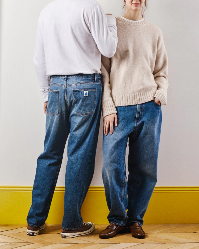 Merci - Jeans Droit Trèfle - Stonewash - Image 6