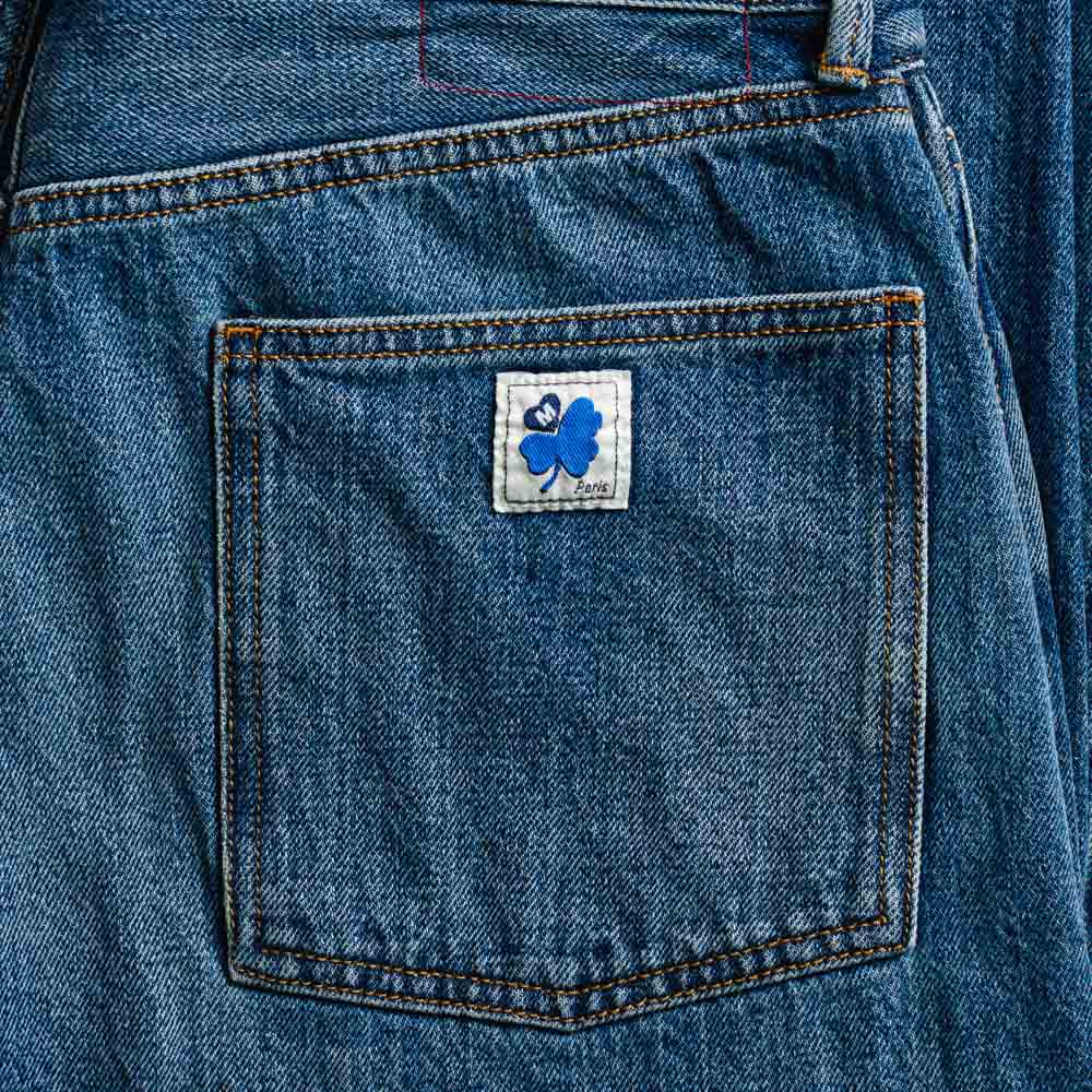 Merci - Jeans Droit Trèfle - Stonewash - Image 7