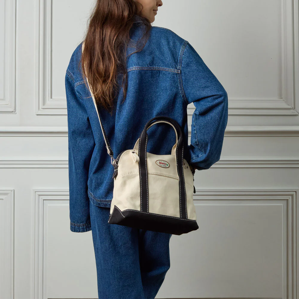 Merci - Paris Bag - Ecru & Noir - Image 2