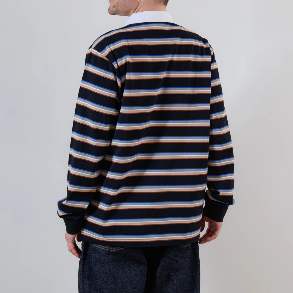 Merci - Polo Caden Stripes - Noir - Image 5