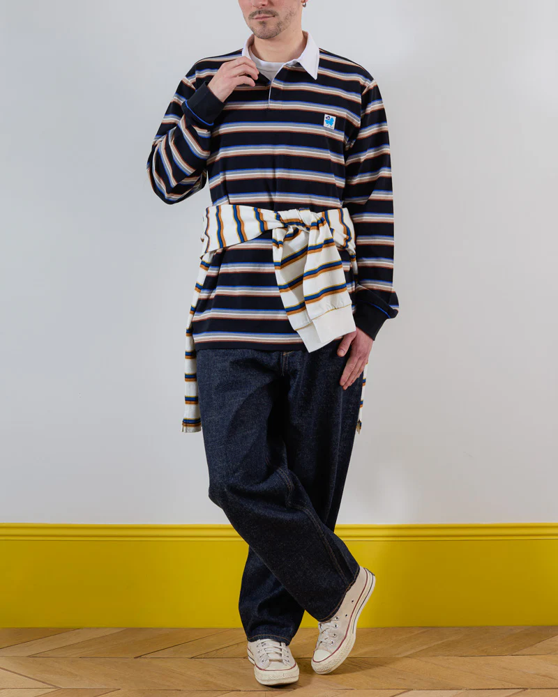 Merci - Polo Caden Stripes - Noir - Image 6