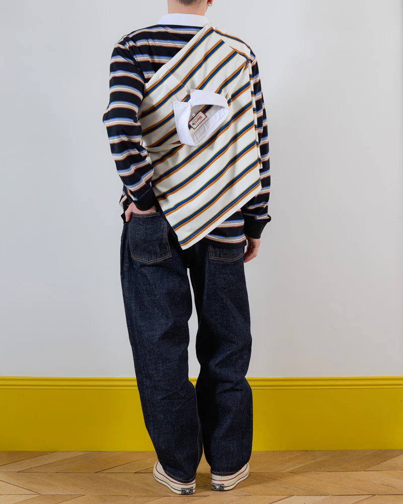Merci - Polo Caden Stripes - Noir - Image 7