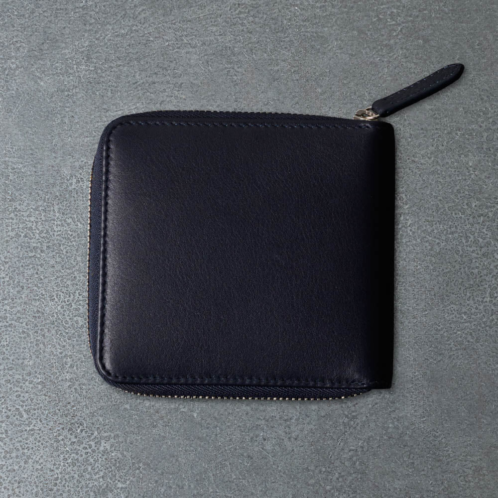 Merci - Porte Feuille Zip - Marine - Image 3