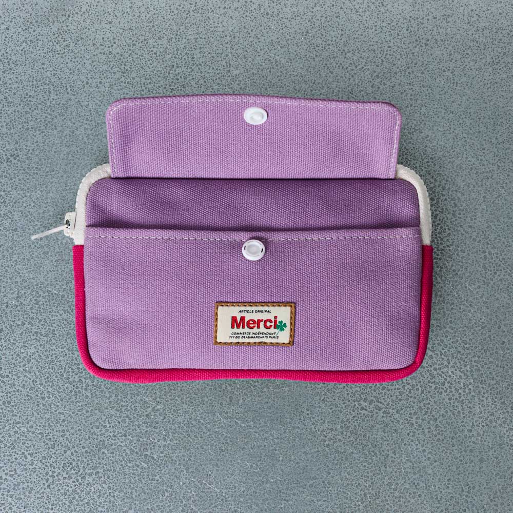 Merci - Porte Monnaie Candide - Lila & Fuchsia - Image 2