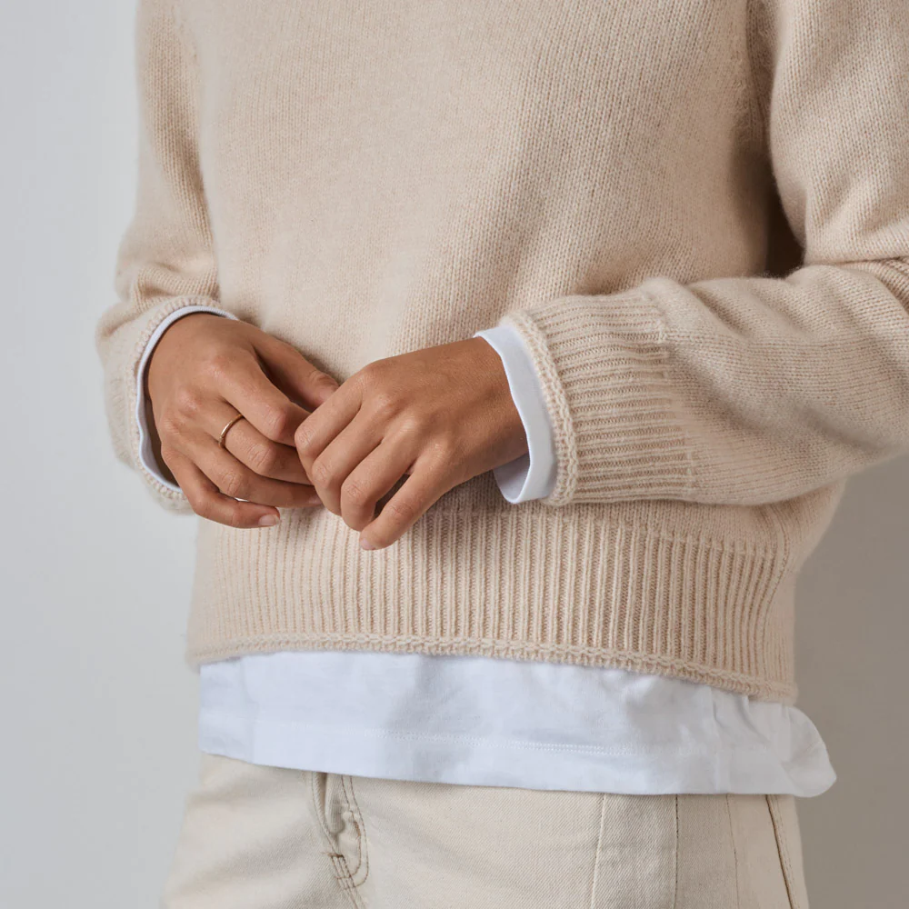 Merci - Pull Charlotte - Blanc Cassé - Image 3
