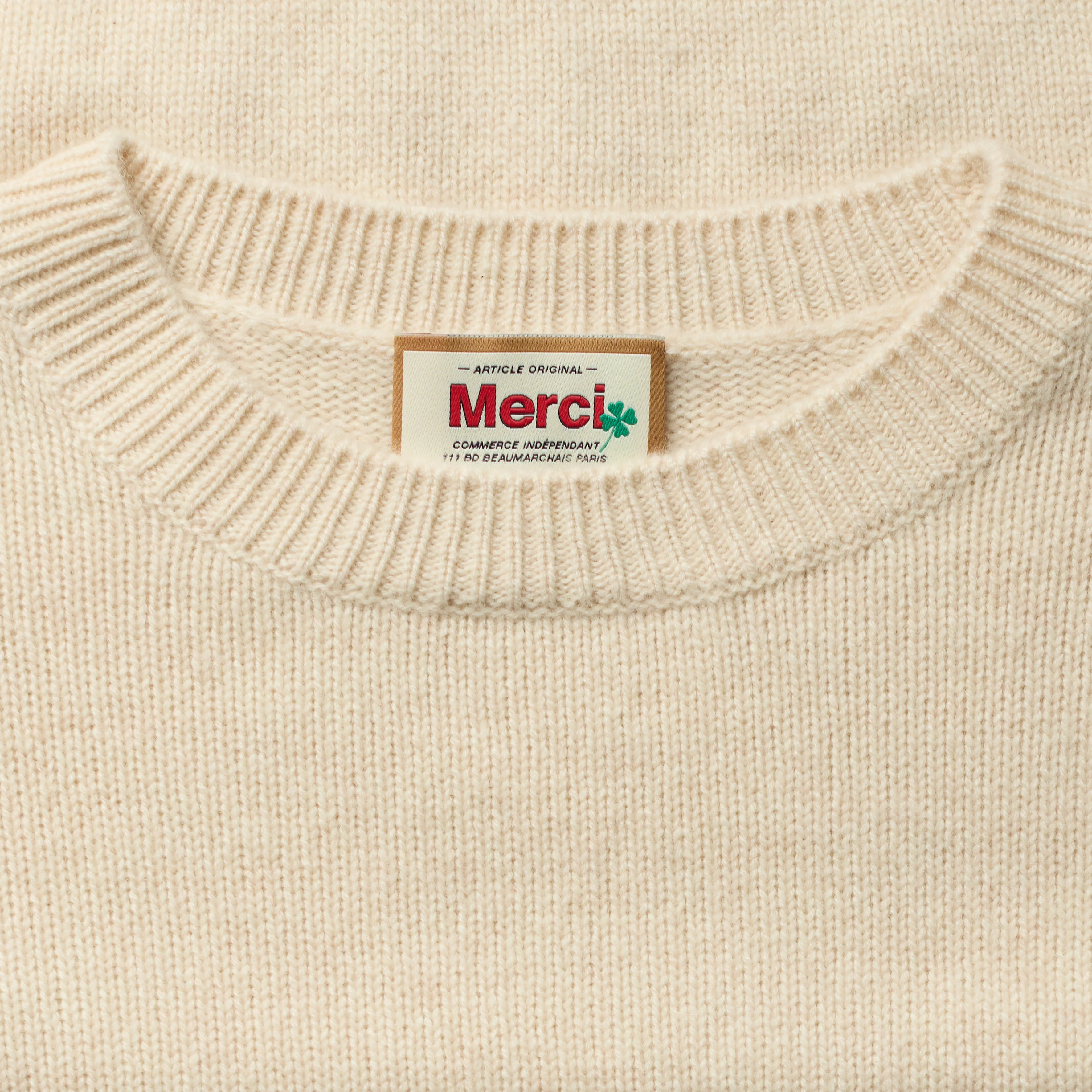 Merci - Pull Charlotte - Blanc Cassé - Image 5