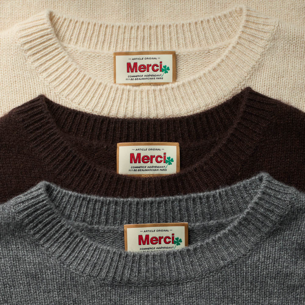 Merci - Pull Charlotte - Blanc Cassé - Image 7