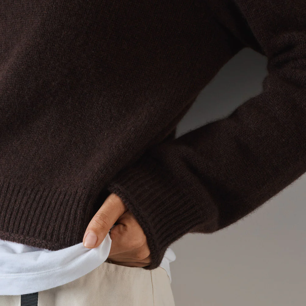 Merci - Pull Charlotte - Marron - Image 3