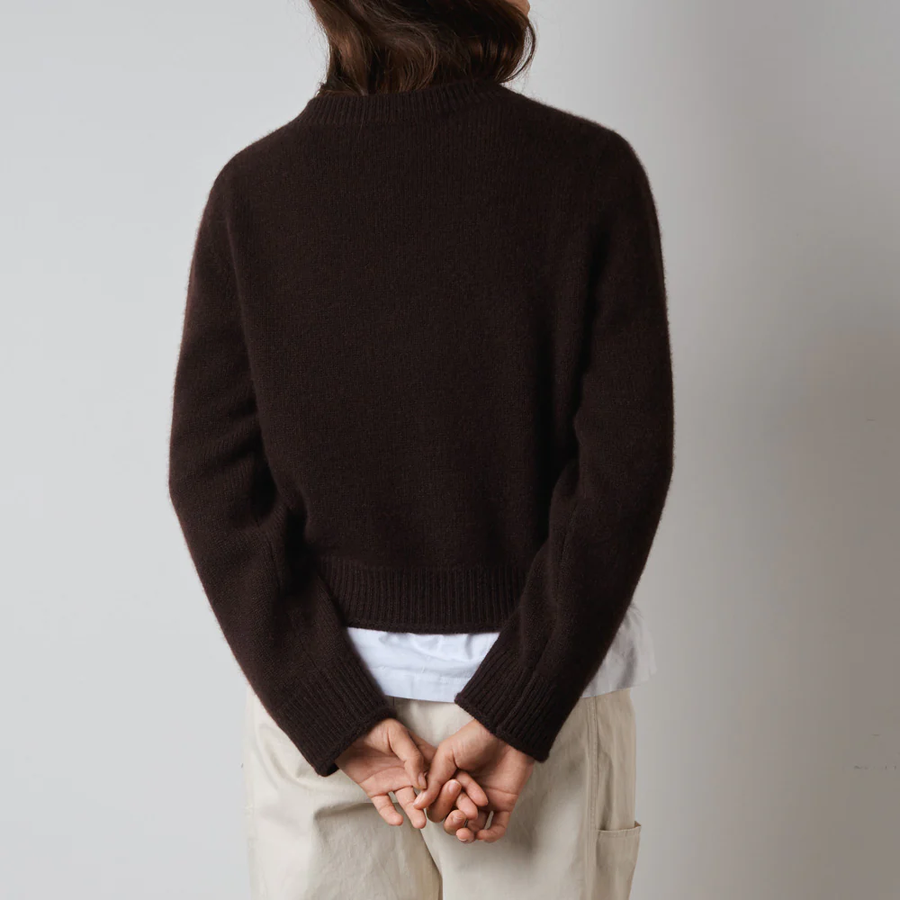 Merci - Pull Charlotte - Marron - Image 4
