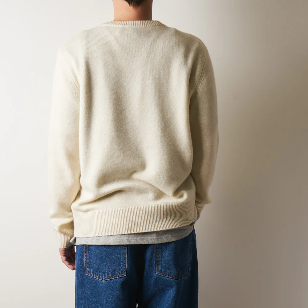 Merci - Pull en cachemire Claudio - Blanc - Image 3