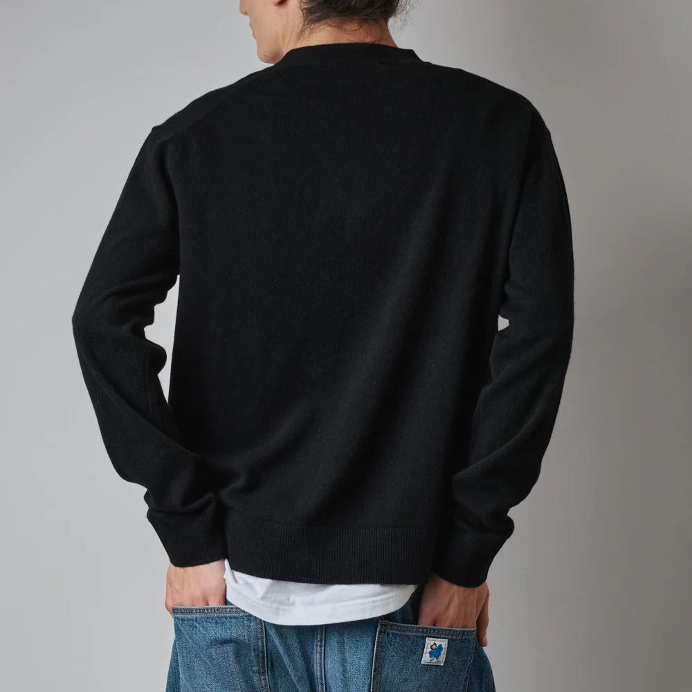 Merci - Pull en cachemire Claudio - Noir - Image 3