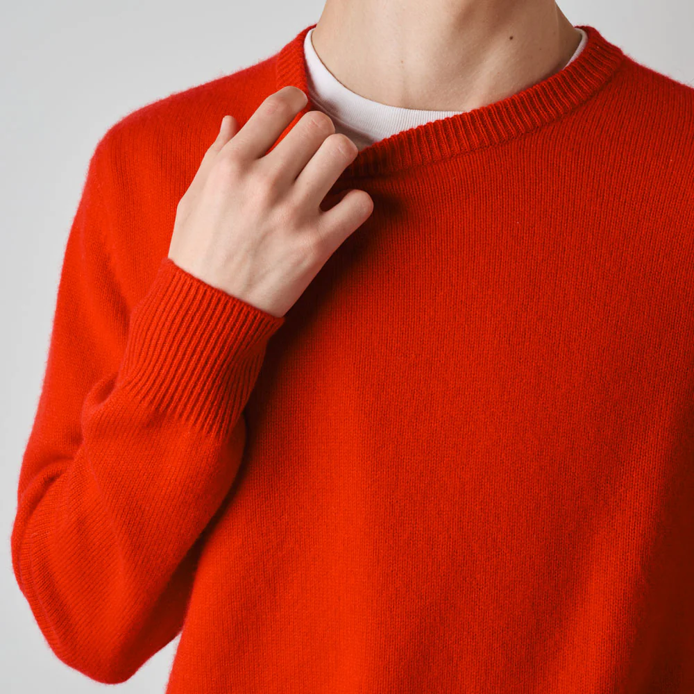Merci - Pull en cachemire Claudio - Rouge - Image 3