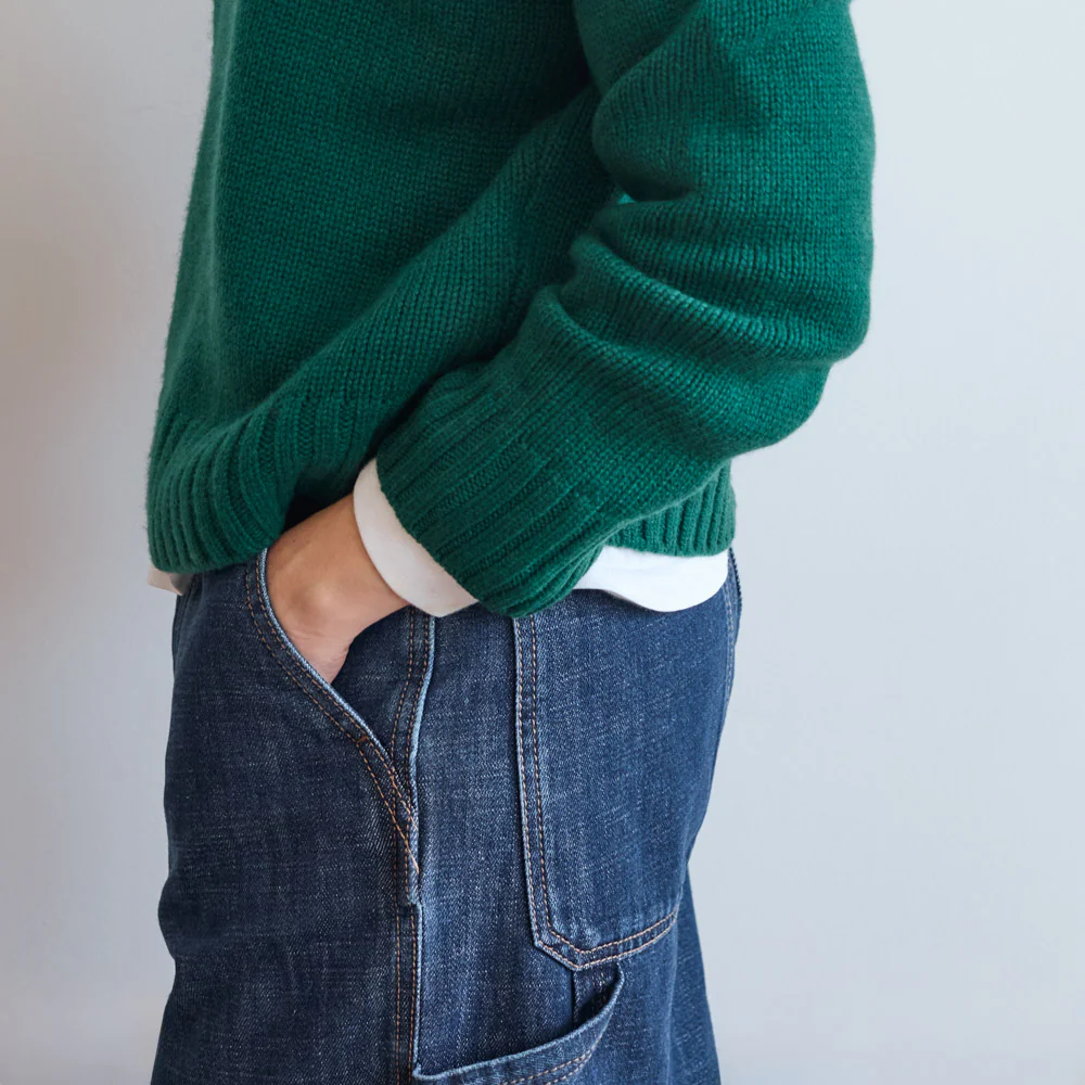 Merci - Pull en laine - Vert ForĂȘt - Image 2