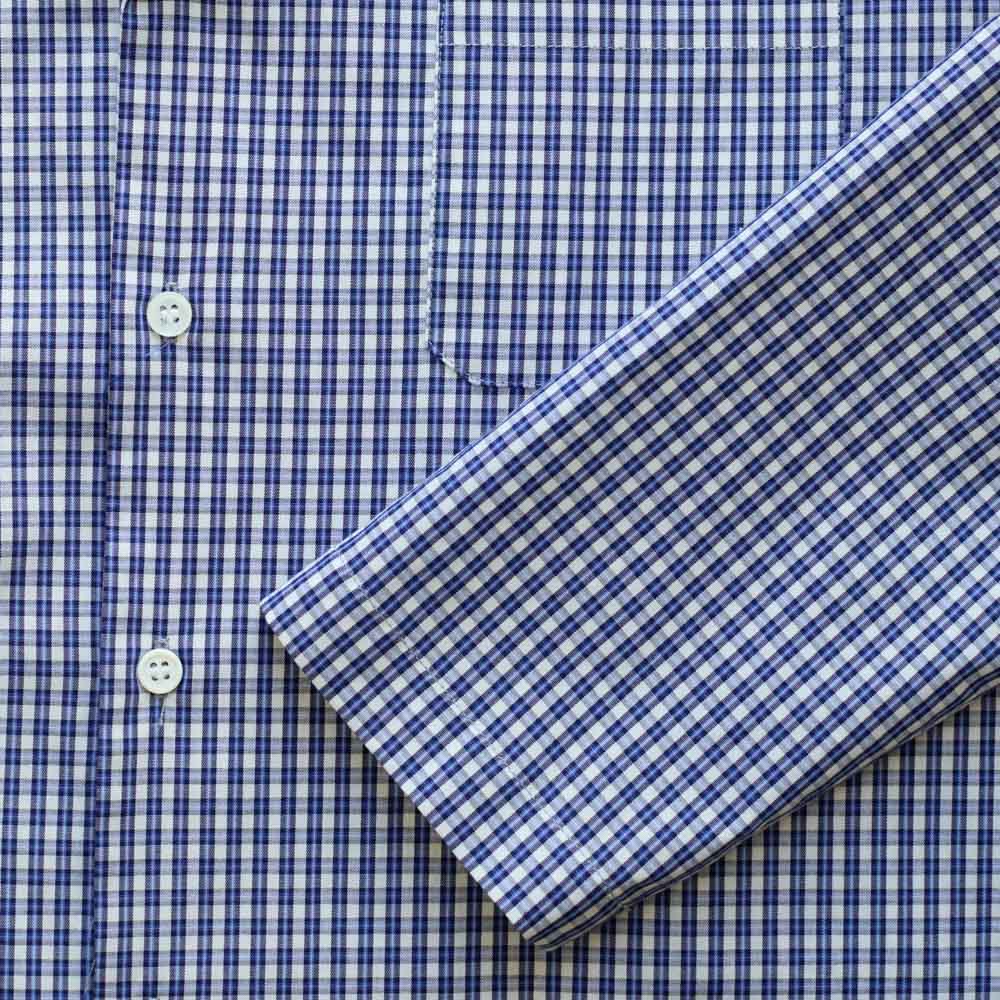 Merci - Pyjama en Coton - Carreaux Bleu - Image 5