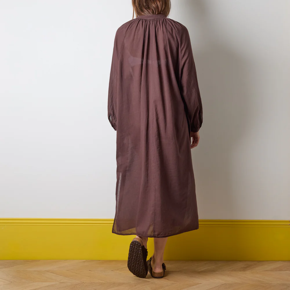 Merci - Robe Amanda - Marron - Image 4