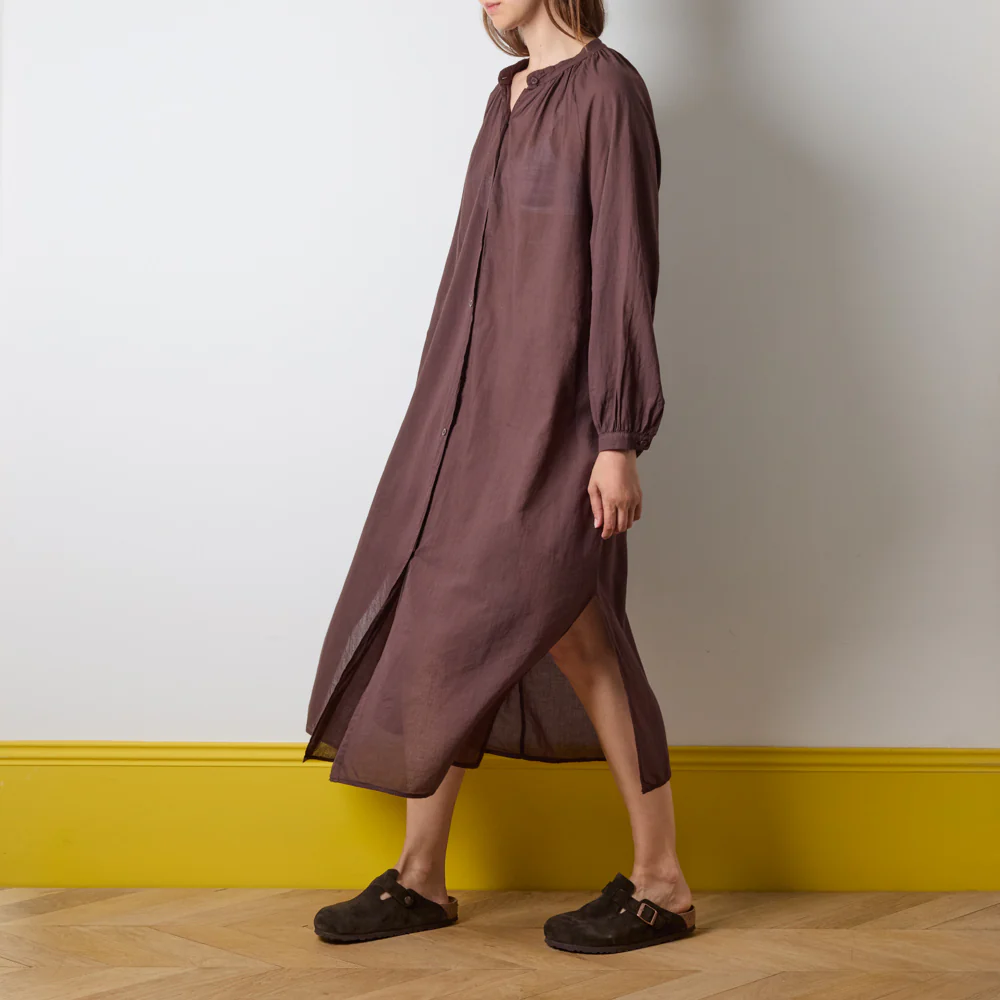 Merci - Robe Amanda - Marron - Image 5