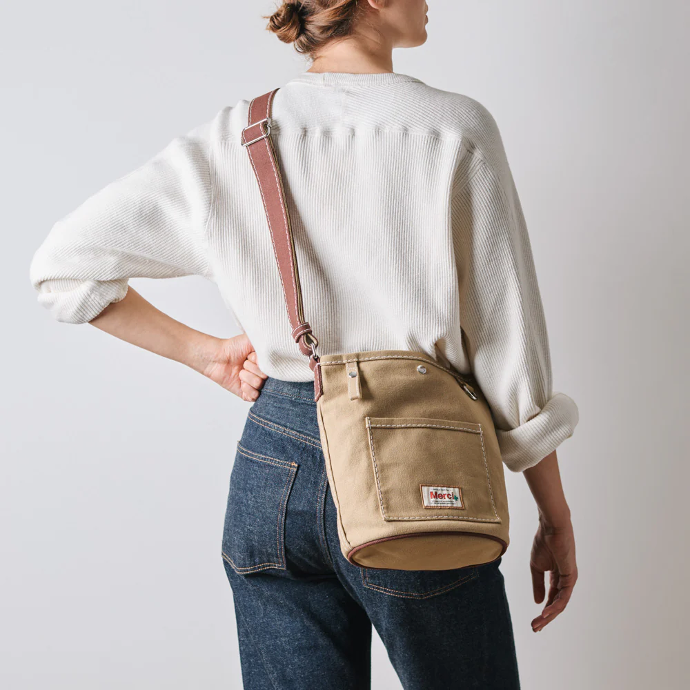 Merci - Sac Candide Seau - Marron - Image 2