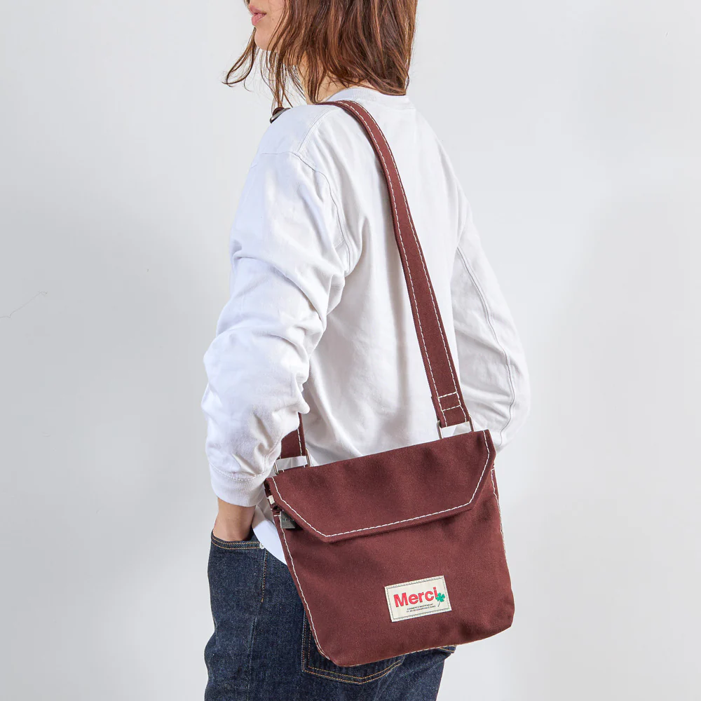 Merci - Sac Postier - Marron