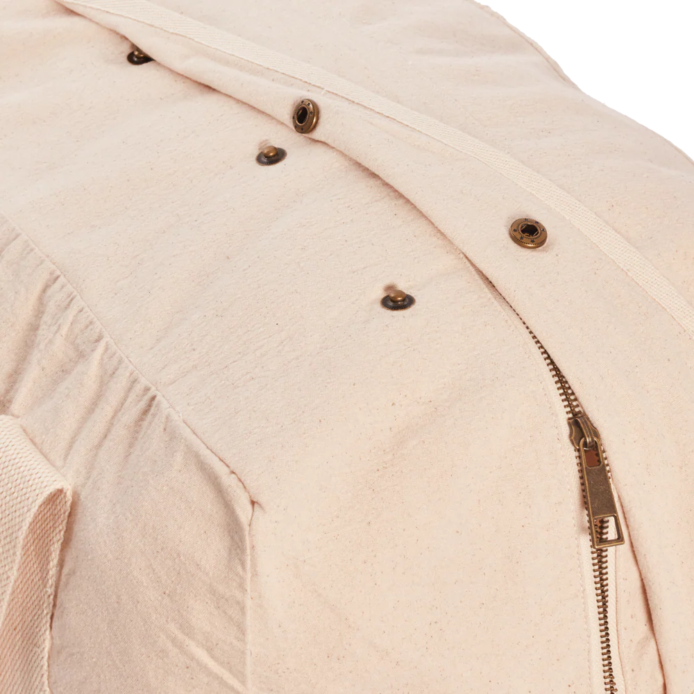 Merci - Sac Weekender 2 en canvas - Naturel - Image 7