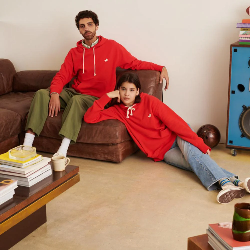 Merci - Sweat Robin - Rouge - Image 3