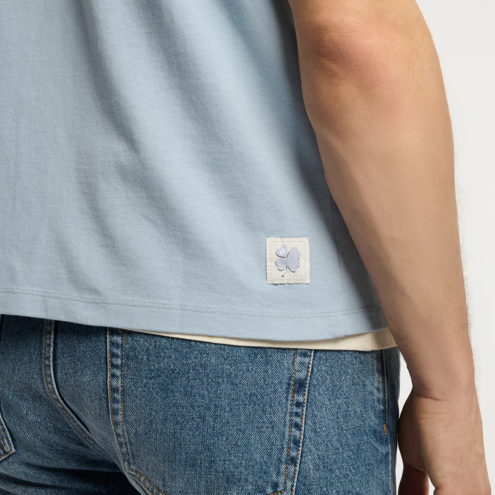 Merci - T-shirt Aurelien - Bleu Clair - Image 6