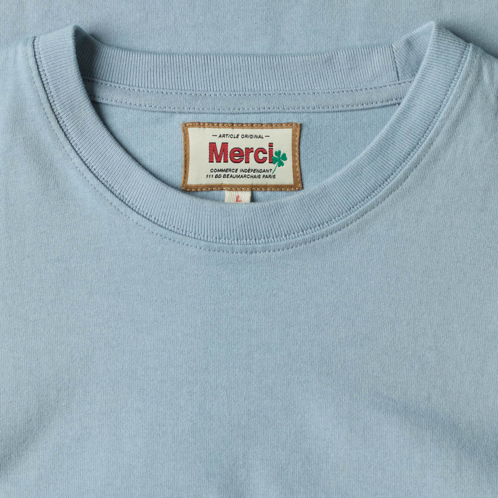 Merci - T-shirt Aurelien - Bleu Clair - Image 8