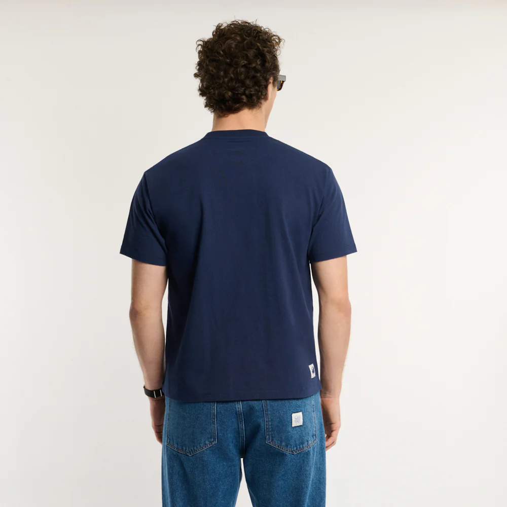 Merci - T-shirt Aurelien - Marine - Image 5
