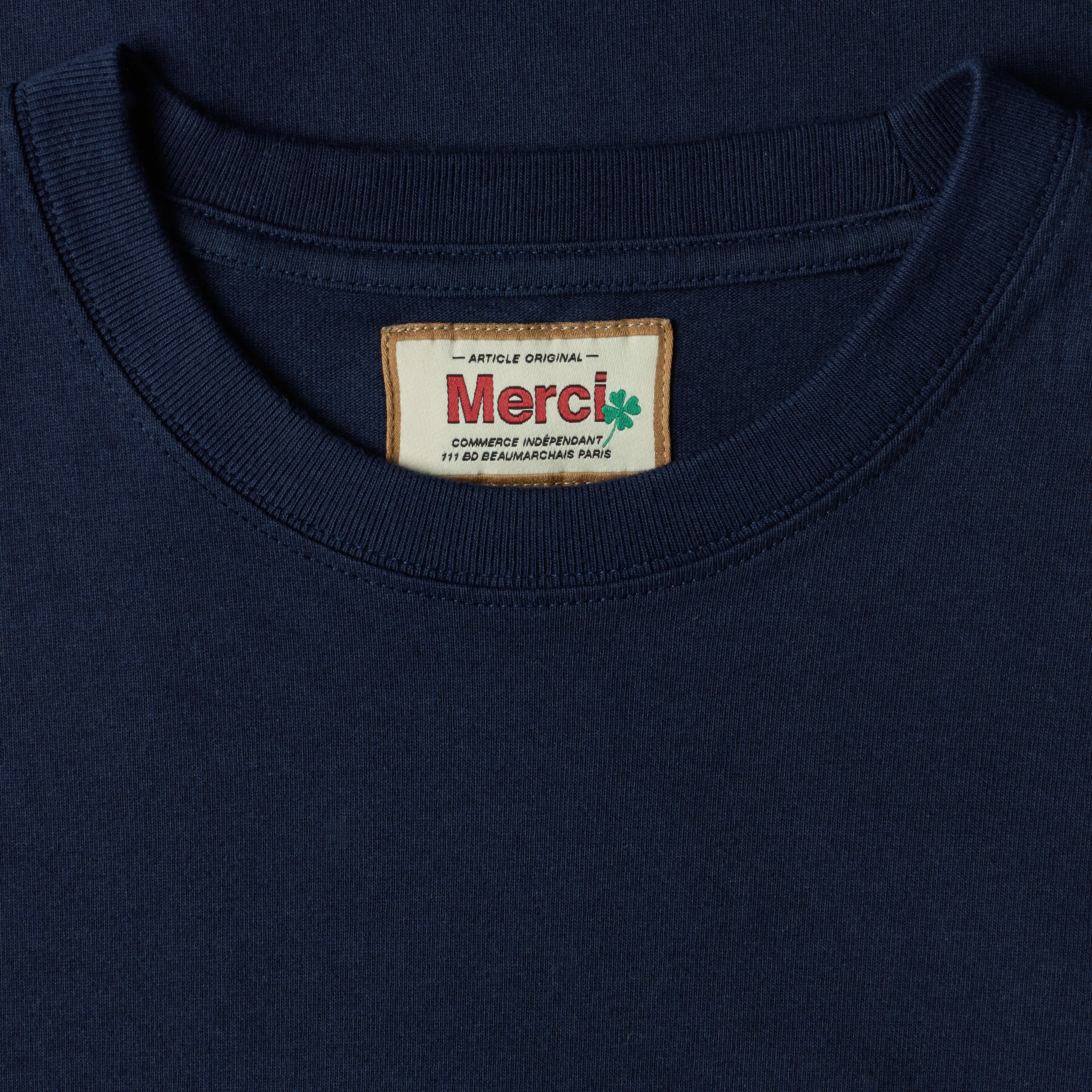 Merci - T-shirt Aurelien - Marine - Image 8