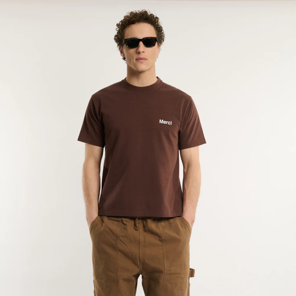 Merci - T-shirt Aurelien - Marron - Image 2