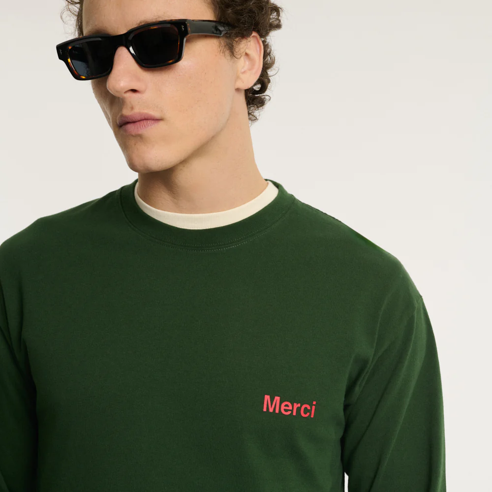 Merci - T-shirt Aurelien ML - ForĂȘt - Image 7