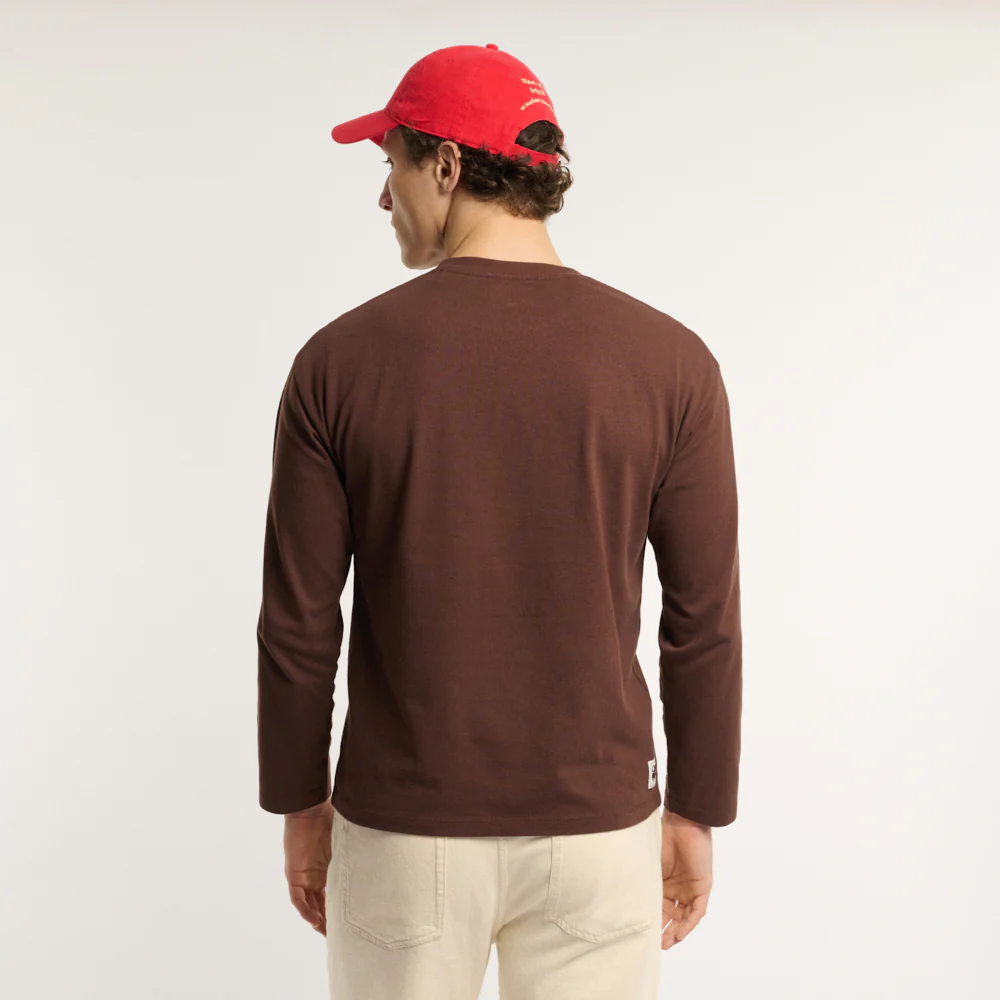 Merci - T-shirt Aurelien ML - Marron - Image 5
