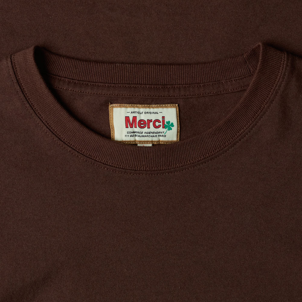 Merci - T-shirt Aurelien ML - Marron - Image 8